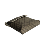 古驰 GG Supreme 系列帆布拼皮斜挎邮差包